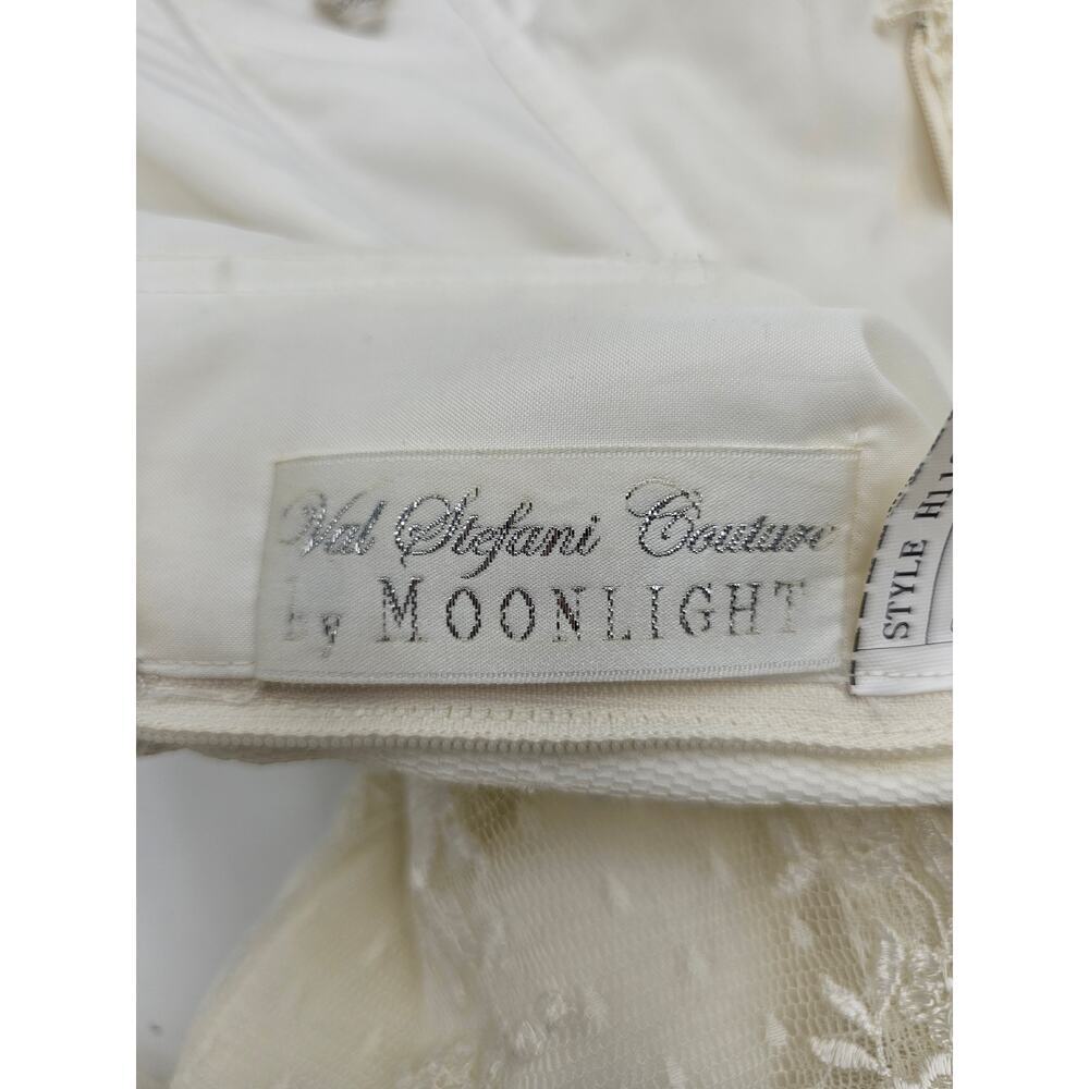Val Stefani Couture by Moonlight Women's Size 4 Ivory Wedding Dress - Picture 8 of 16
